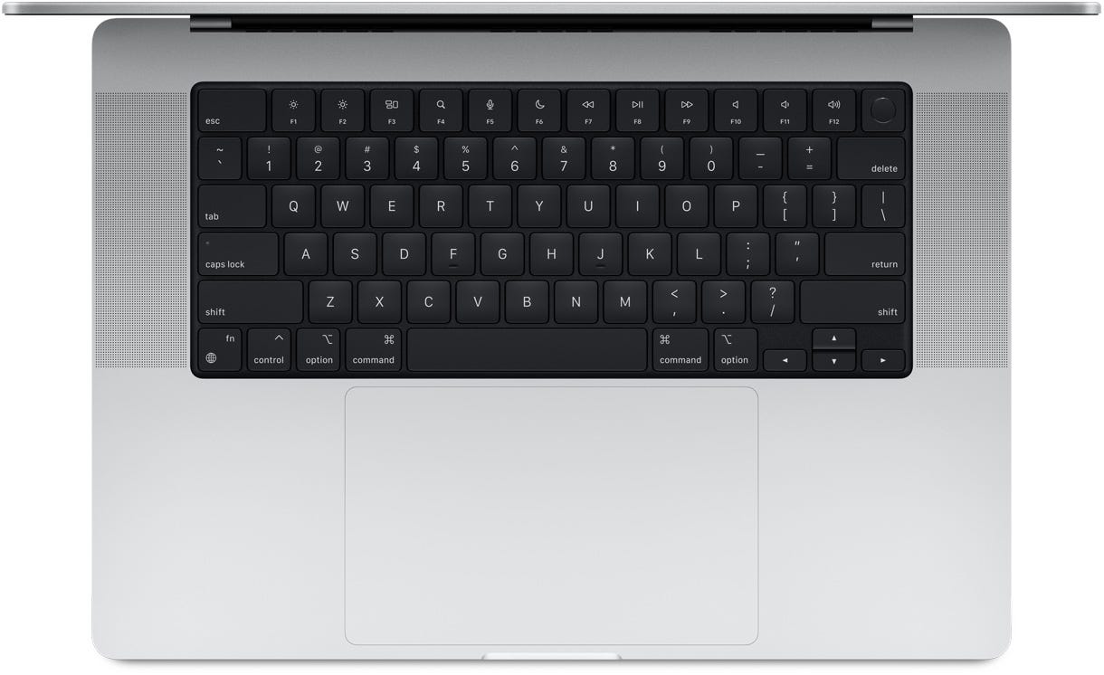 Apple MacBook Pro 14 (2021) Apple M1 Pro 10‑core CPU & 16‑core GPU Retina XDR 120Hz - Space Grey
