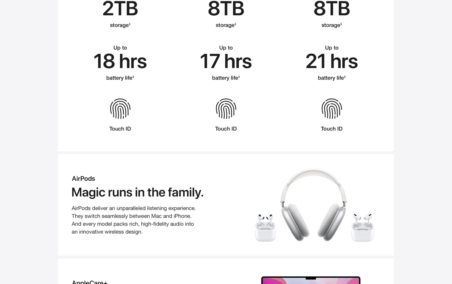 Apple MacBook Pro 16 (2021) Apple M1 Pro 10‑core CPU & 16‑core GPU Retina XDR 120Hz - Space Gray