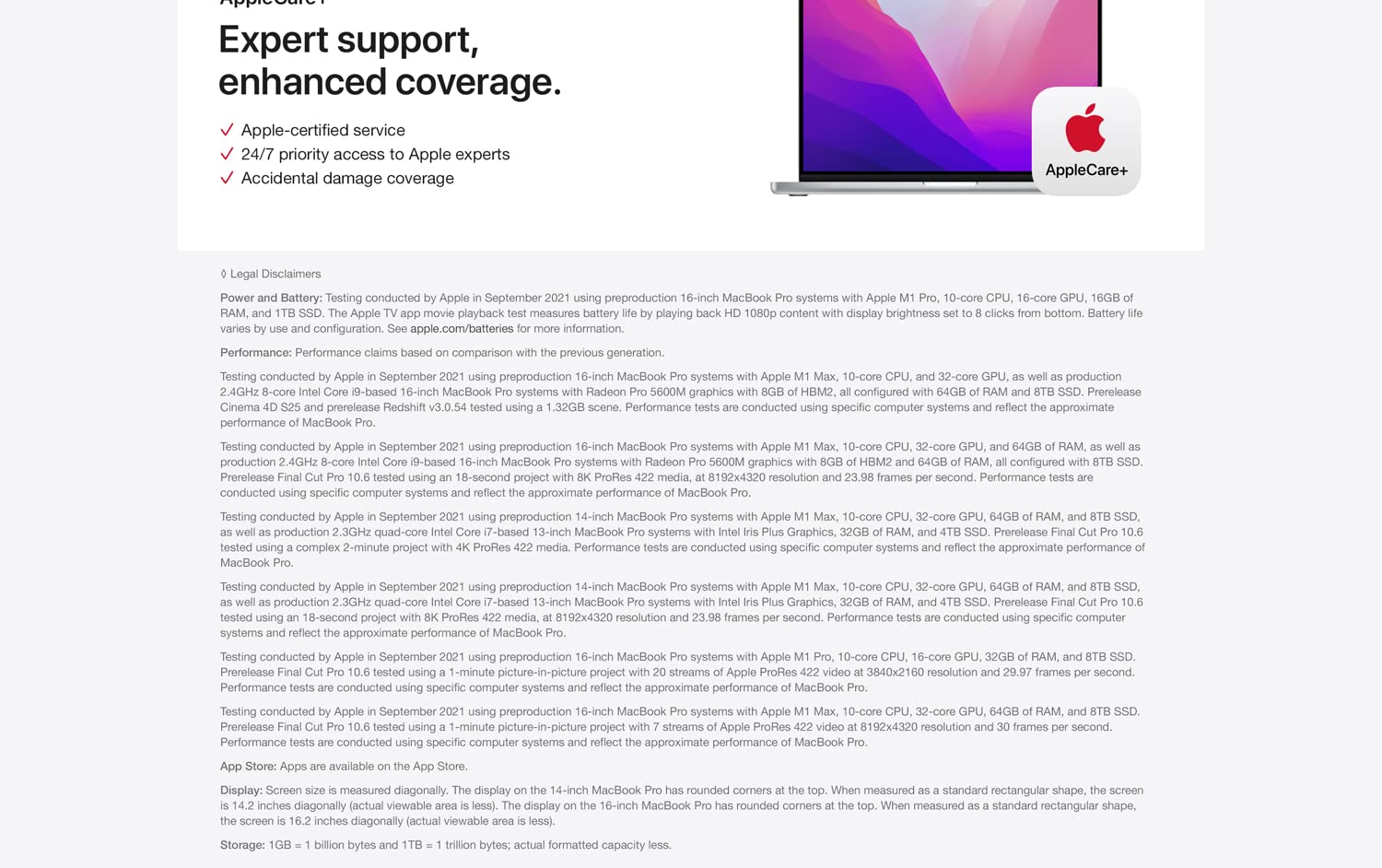 Apple MacBook Pro 16 (2021) Apple M1 Pro 10‑core CPU & 16‑core GPU Retina XDR 120Hz - Space Gray