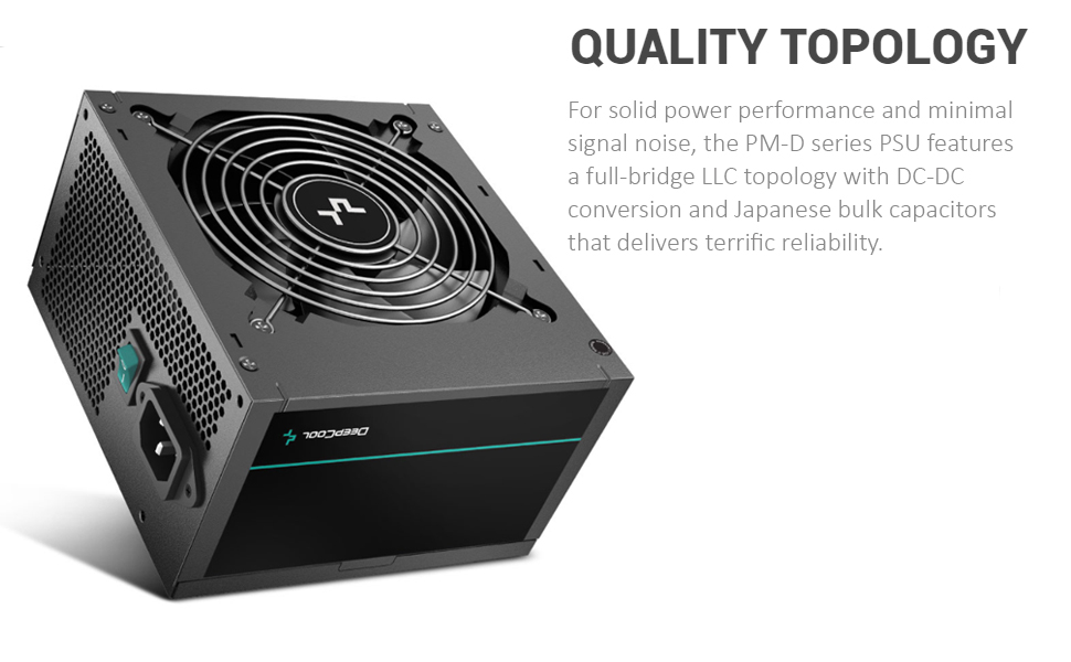 DeepCool PM850D 850W 80+ Gold Power Supply - Black