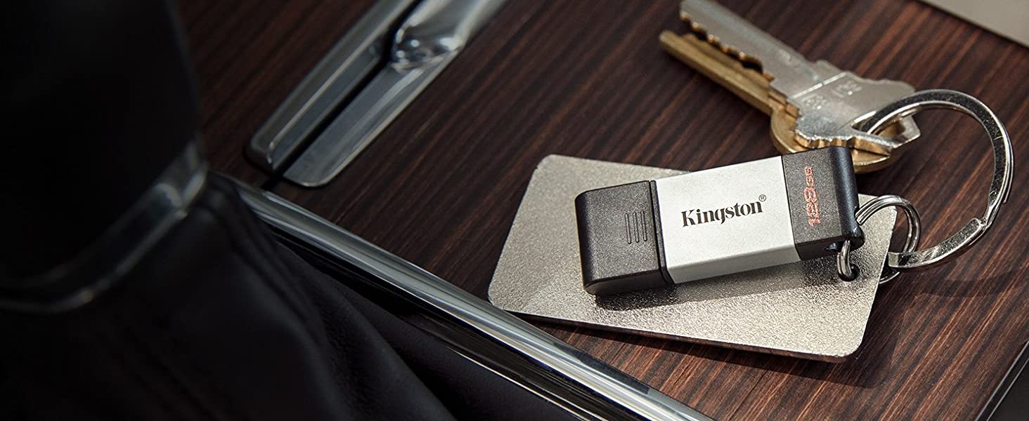 Kingston DataTraveler 80 64GB USB Type-C Flash Drive -  Metal