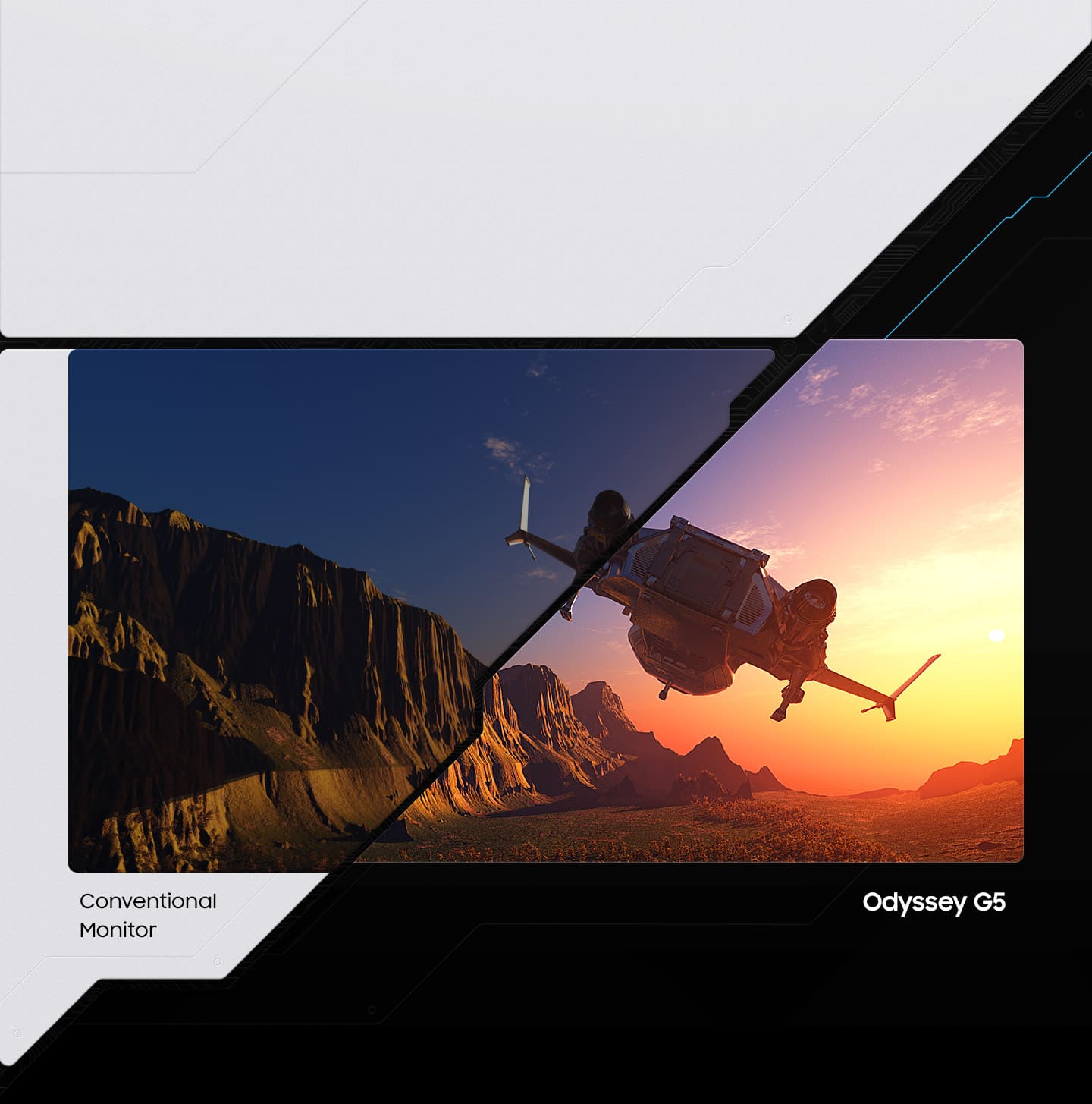 SAMSUNG 27\" Odyssey G5 (2022) 2K HDR10 165hz 1ms 1000R Curved AMD FreeSync
