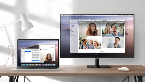 SAMSUNG 32\" M7 4K UHD Do-It-All Smart Monitor & Streaming TV Built In Speakers & Remote
