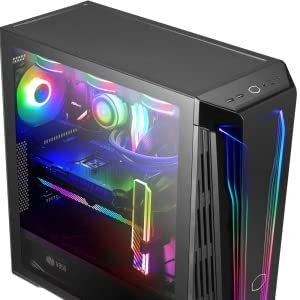 Cooler Master MasterBox 540 ARGB Ether Front Panel Tool-Free Design - Black
