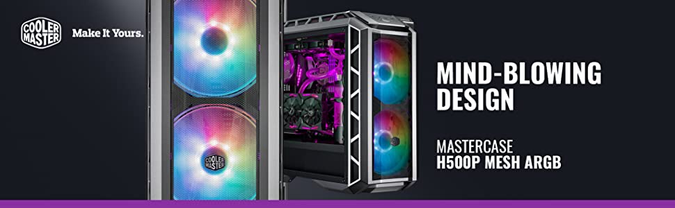 Cooler Master MasterCase H500P Mesh ARGB Airflow - Gun Metal