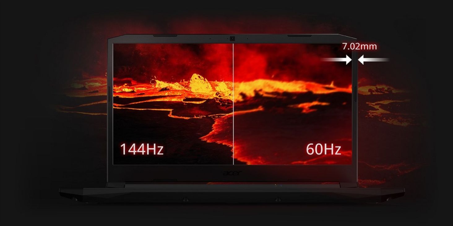 Acer Nitro 5 (2021) AN515-45-R0ZH NEW 5Gen AMD Ryzen 5 6-Cores w/ RTX 3050 IPS 144Hz