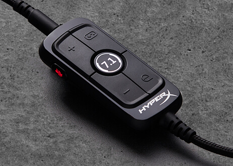 HP HyperX Cloud Alpha S 7.1 Surround Adjustable Bass Dual Chamber Noise Cancelling Mic - Blackout
