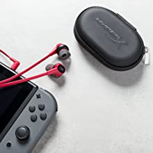HP HyperX Cloud Earbuds Gaming Headphones w/ Mic for Nintendo Switch & Mobile Gaming