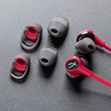 HP HyperX Cloud Earbuds Gaming Headphones w/ Mic for Nintendo Switch & Mobile Gaming