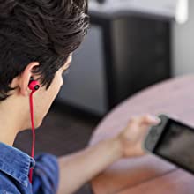 HP HyperX Cloud Earbuds Gaming Headphones w/ Mic for Nintendo Switch & Mobile Gaming