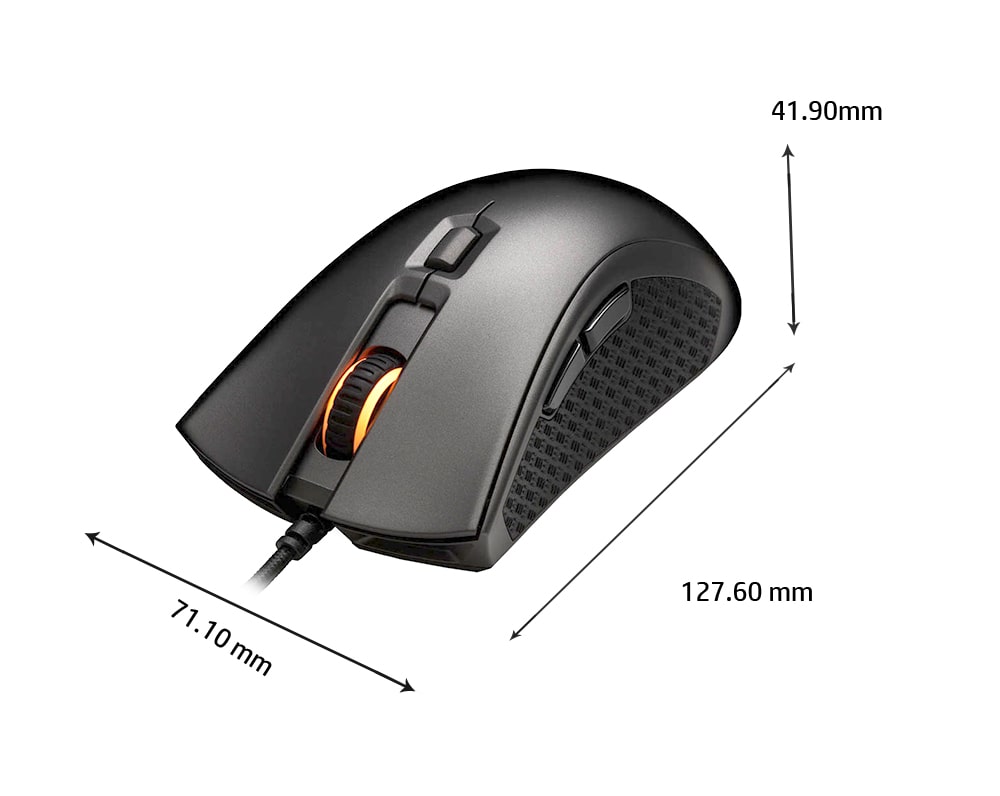 HP HyperX Pulsefire FPS Pro Gaming Mouse (Gunmetal) USB