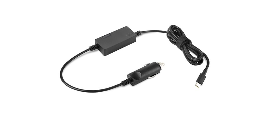Lenovo 65W USB-C DC Travel Adapter - Car Power Adapter ( DC 12 / 24 V ) - 65 Watt