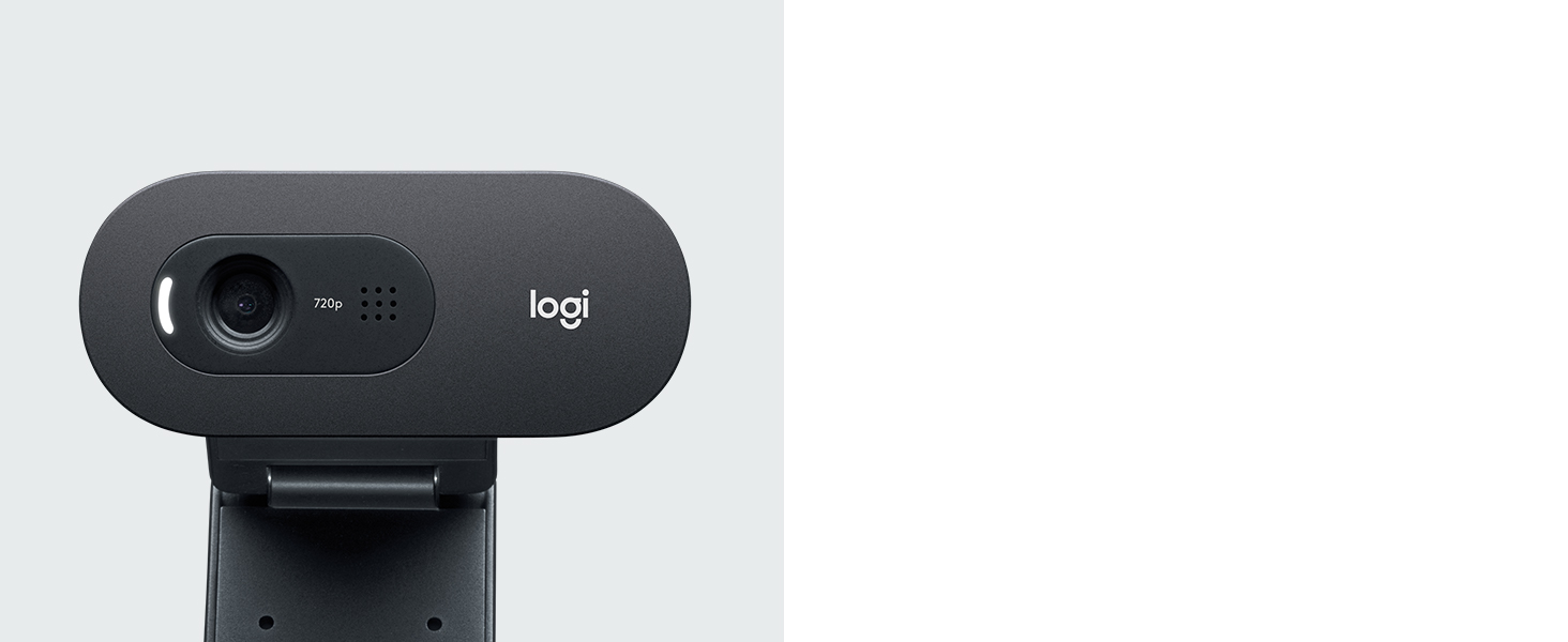 Logitech C505 Webcam 720p HDUSB For Desktop & Laptop w/ Long-Range Microphone PC & Mac