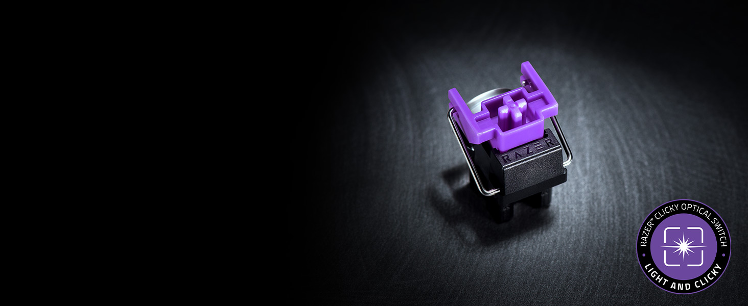 Razer Huntsman V2 Optical Fastest Linear Optical Switches - Ergonomic Wrist Rest