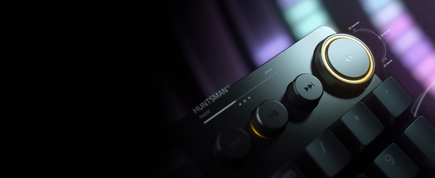 Razer Huntsman V2 Optical Fastest Linear Optical Switches - Ergonomic Wrist Rest