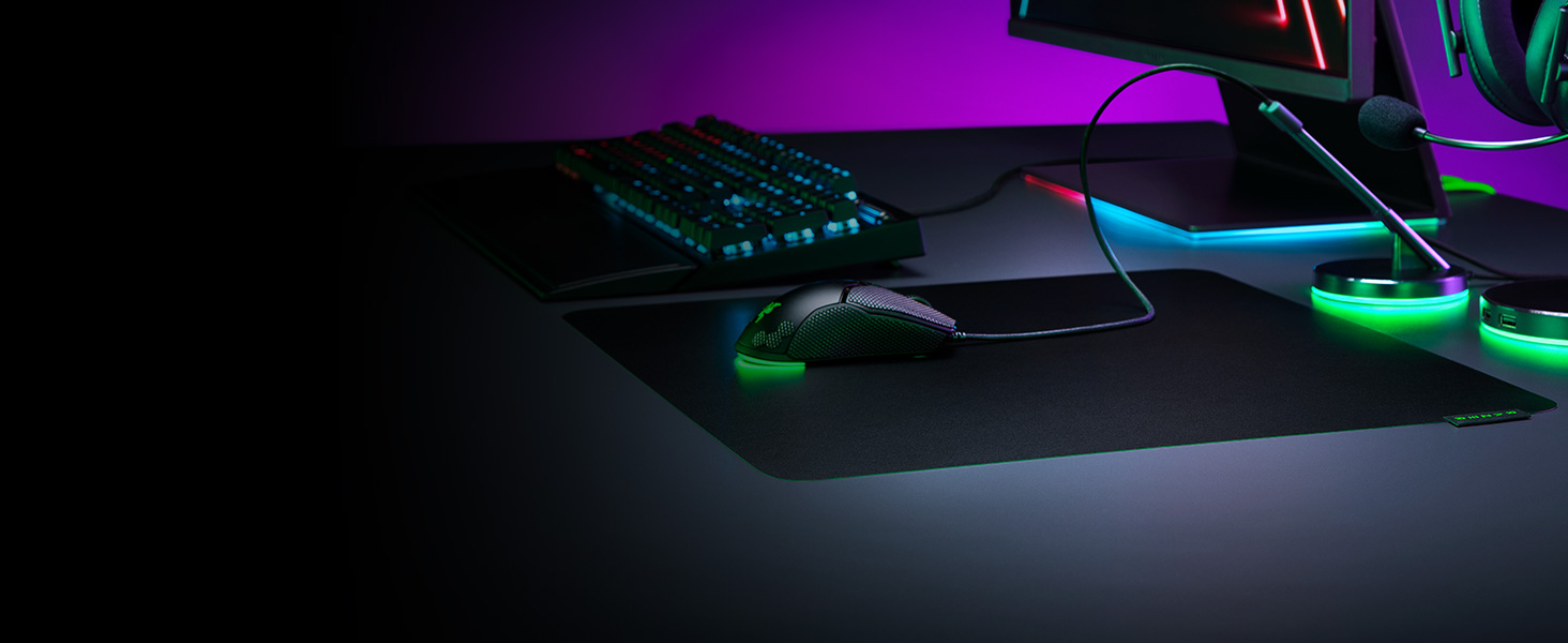 Razer Sphex V3 Hard Mouse Mat Ultra-Thin Tough Polycarbonate Adhesive Base - Large