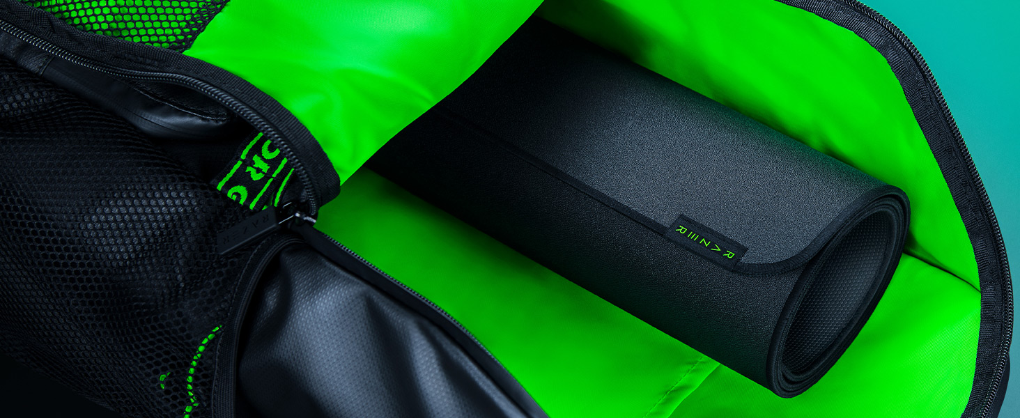 Razer Strider Hybrid Mouse Mat a Soft Base & Smooth Glide Anti-Fraying Stitched Edges - XXL