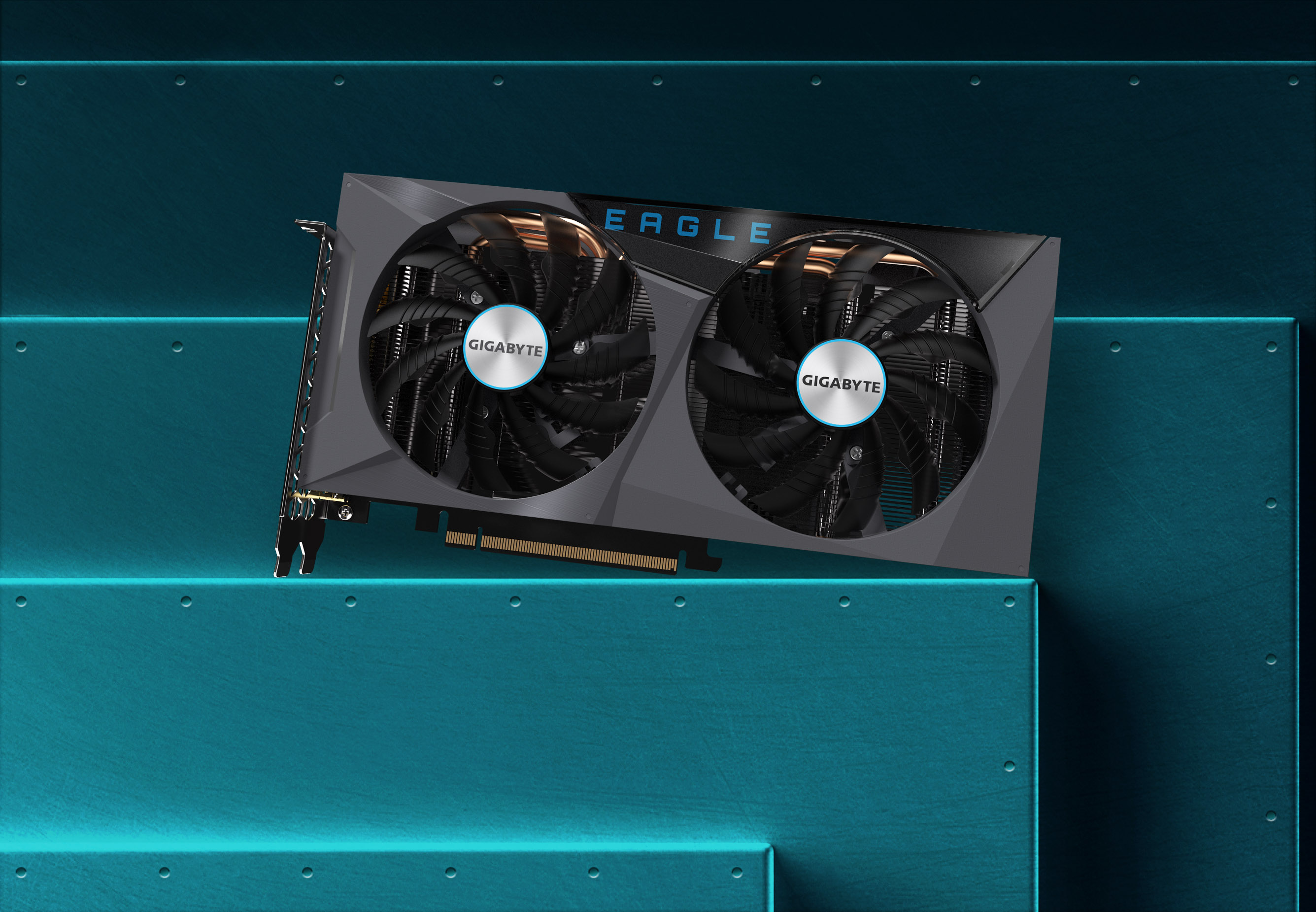 GIGABYTE GeForce RTX 3060 EAGLE OC 12G 2 x WINDFORCE Fans Graphics Card