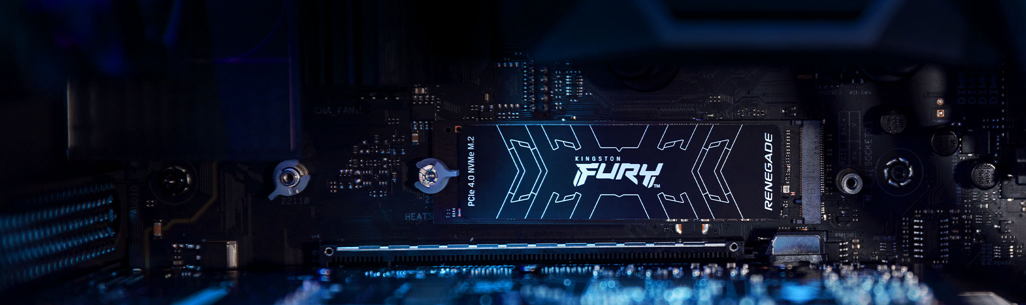 Kingston FURY Renegade 2TB PCIe 4.0 NVMe M.2 SSD up to 7,300MB/s