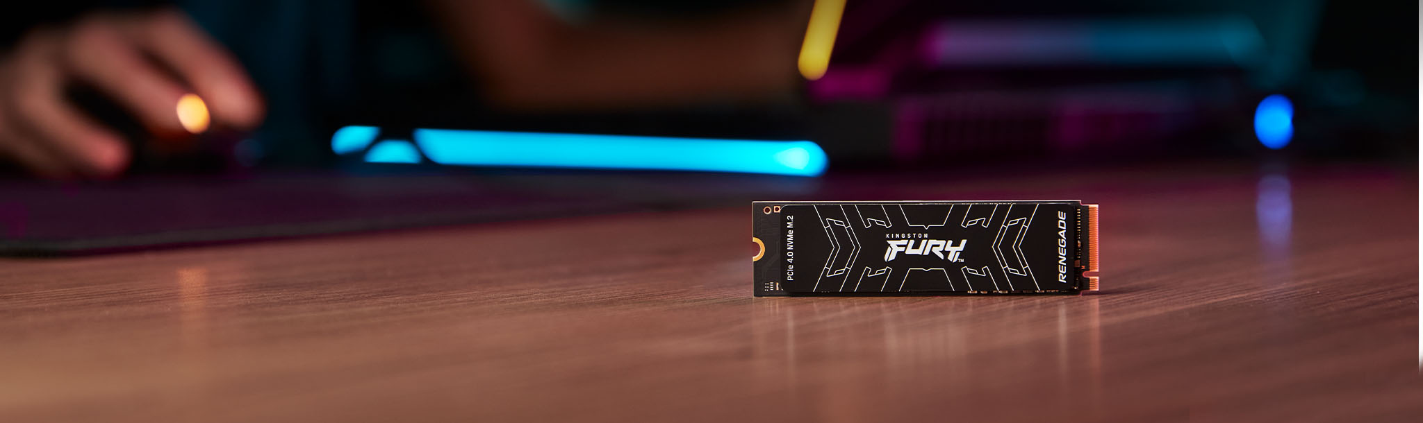 Kingston FURY Renegade 2TB PCIe 4.0 NVMe M.2 SSD up to 7,300MB/s