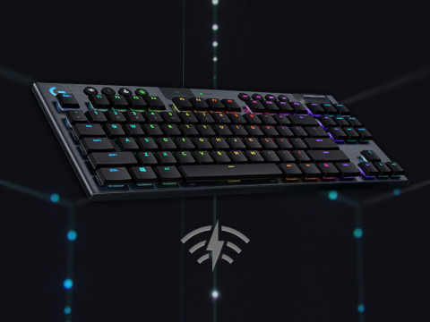 Logitech G915 Tenkeyless LIGHTSPEED Wireless RGB Mechanical - Clicky Switch