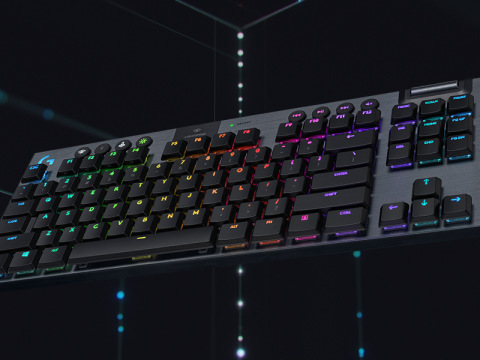 Logitech G915 Tenkeyless LIGHTSPEED Wireless RGB Mechanical - Clicky Switch