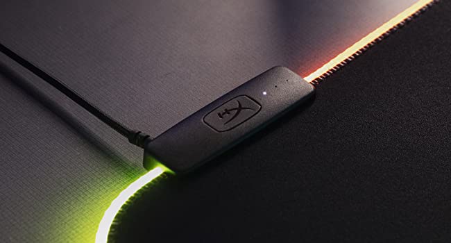 HyperX Pulsefire Mouse Pad XL RGB Lighting Rollable Cloth Surface