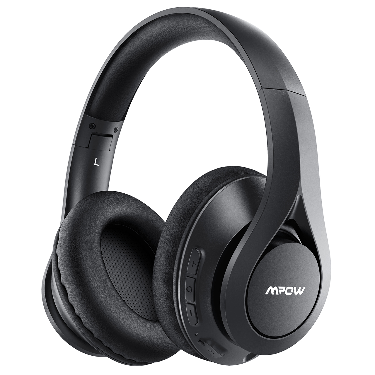 Mpow 059 Lite 60h Long Playtime Bluetooth 5.0 Hi-Fi Stereo Noise Reduction, Black