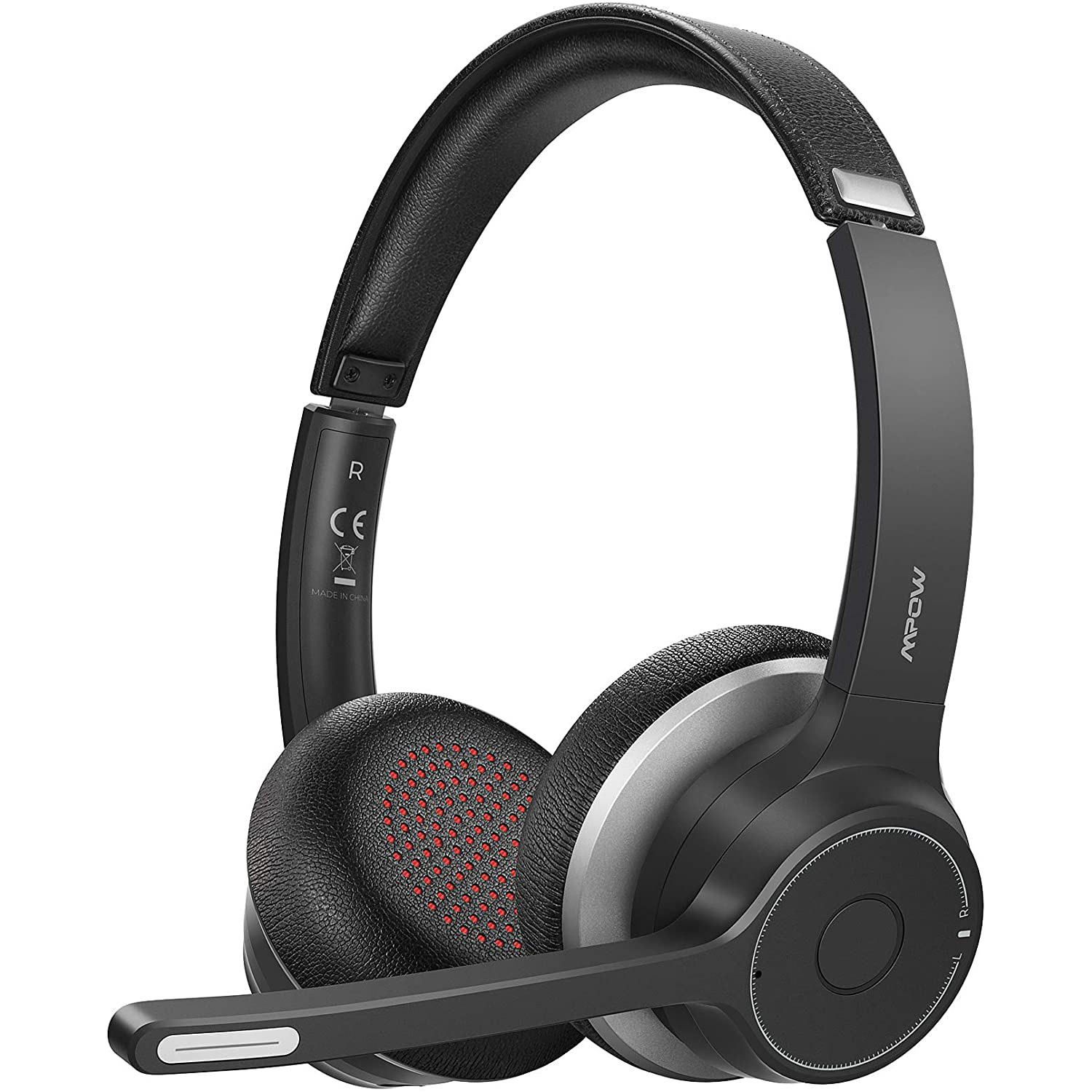 Mpow HC5 Bluetooth 5.0 Headset Wireless & Wired 22h Battery Life Noise Cancelling Mic