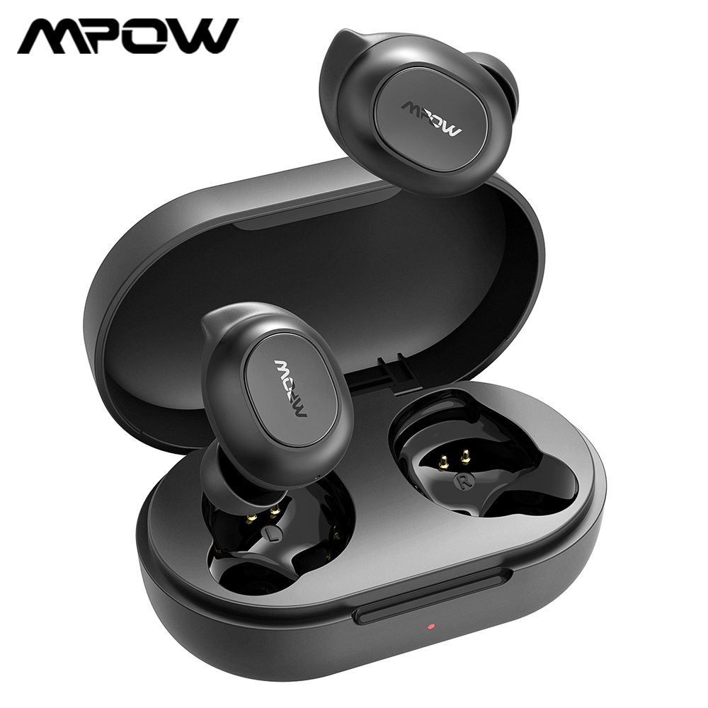 Mpow MDots In-Ear Bluetooth 5.0 Waterproof 20Hrs Playtime & Noise Cancel Mic