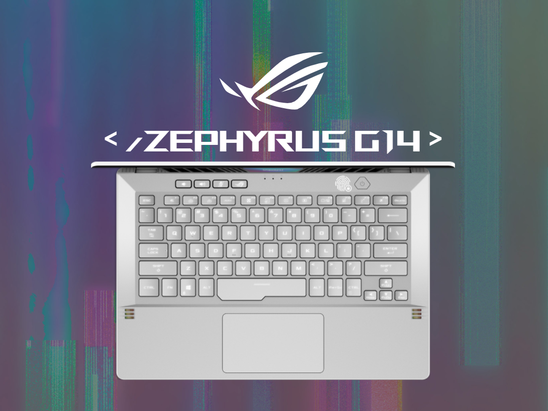 ASUS ROG Zephyrus G14 GA401QM AMD Ryzen 9 5900HS w/RTX 3060 144hz NO AniMe Matrix , White