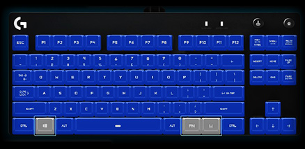 Logitech G Pro Mechanical Gaming Keyboard Backlit Keys Romer-G Clicky