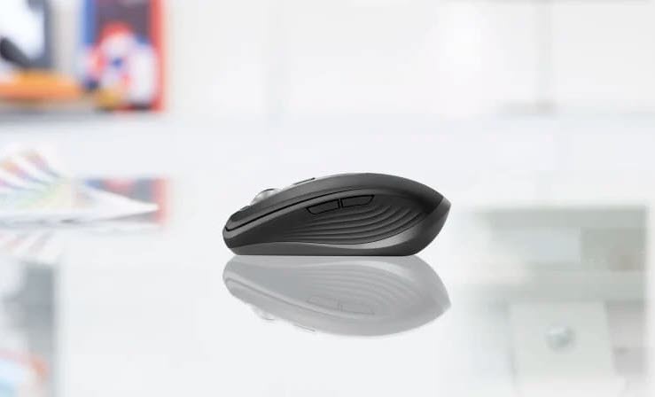 Logitech MX Anywhere 3 Wireless & Bluetooth 4000 dpi 6 Buttons Rechargeable - Grey