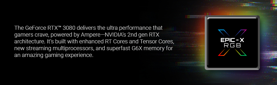 PNY GeForce RTX 3080 10GB XLR8 REVEL EPIC-X RGB Triple Fan LHR