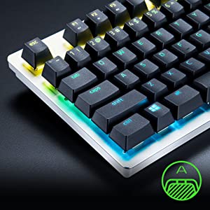 Razer Doubleshot PBT Keycap Upgrade Set for Mechanical & Optical Keyboards - Green