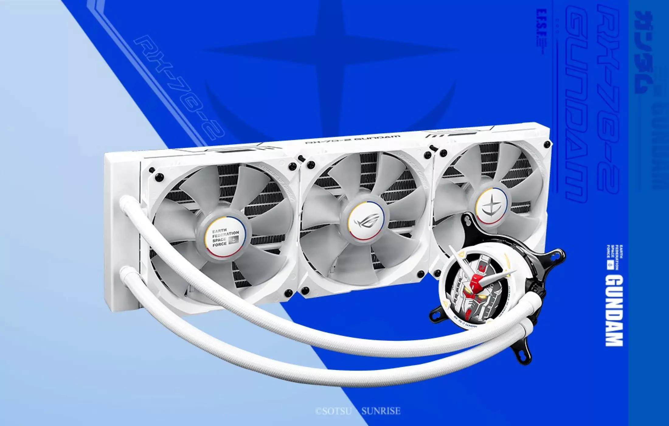 ASUS ROG STRIX LC 360 360 RGB GUNDAM EDITION AIO CPU Water Cooler