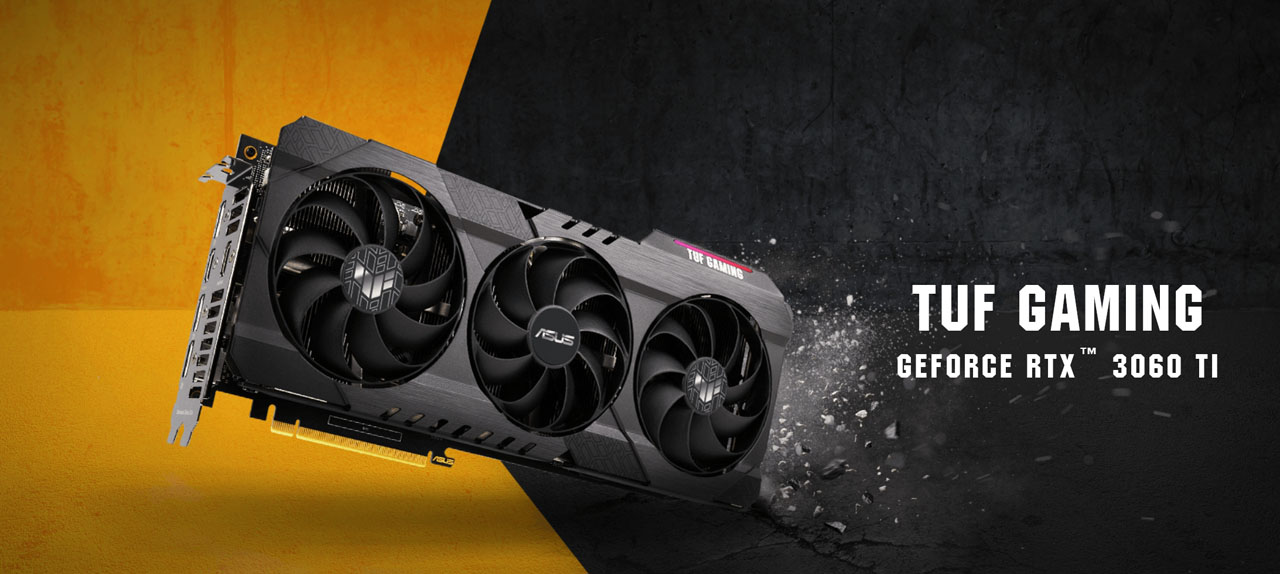 ASUS TUF Gaming GeForce RTX 3060 TI V2 8GB GDDR6 OC Edition