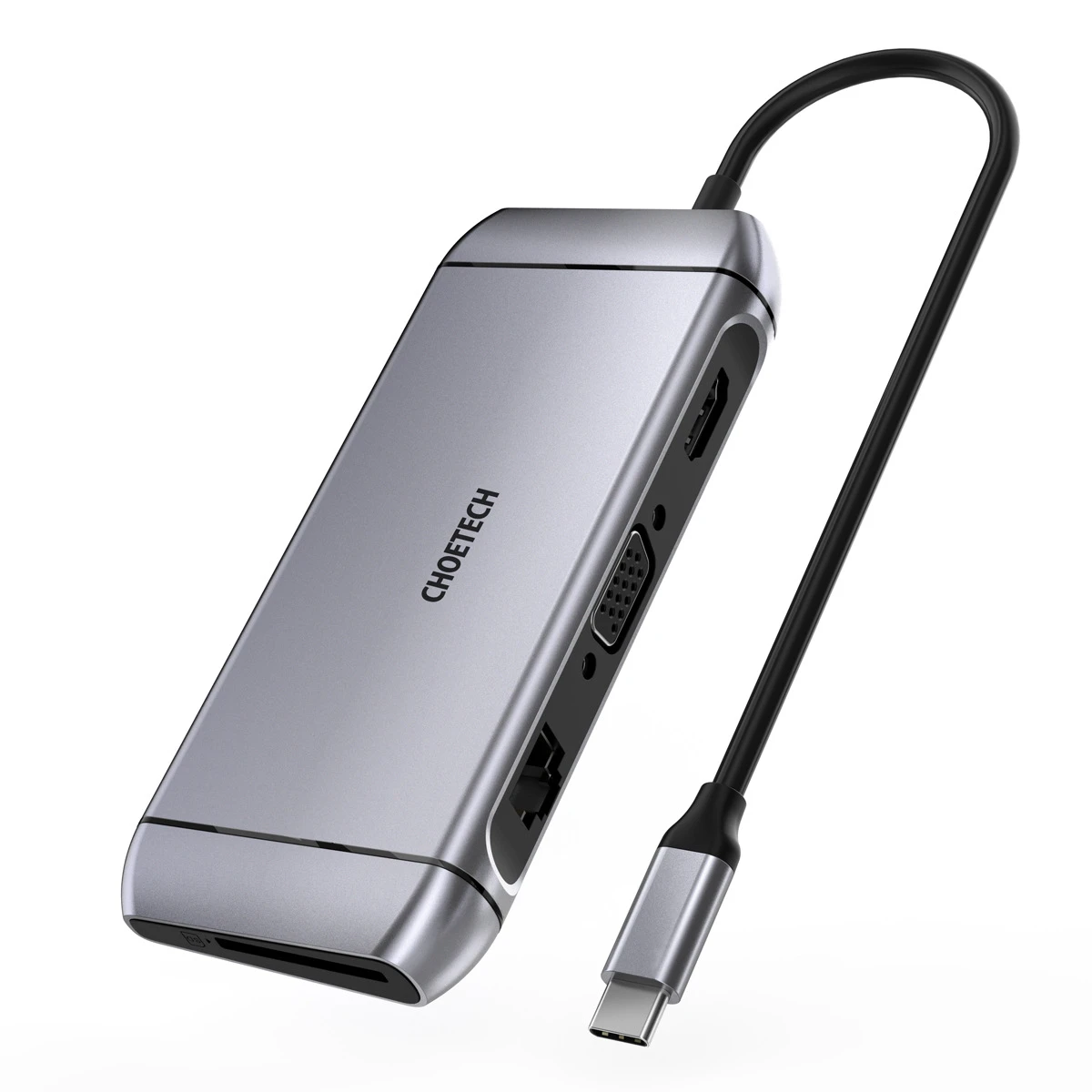 CHOETECH HUB-M15 9 in 1 USB-C 3.0 Docking Station Type C