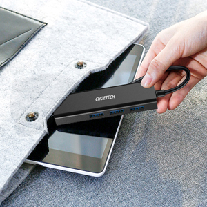 Choetech HUB-U02 USB C To Ethernet Hub w/ 3 Ports USB 3.0