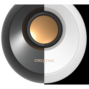 Creative Pebble 2.0 USB Powered Desktop Speakers - White