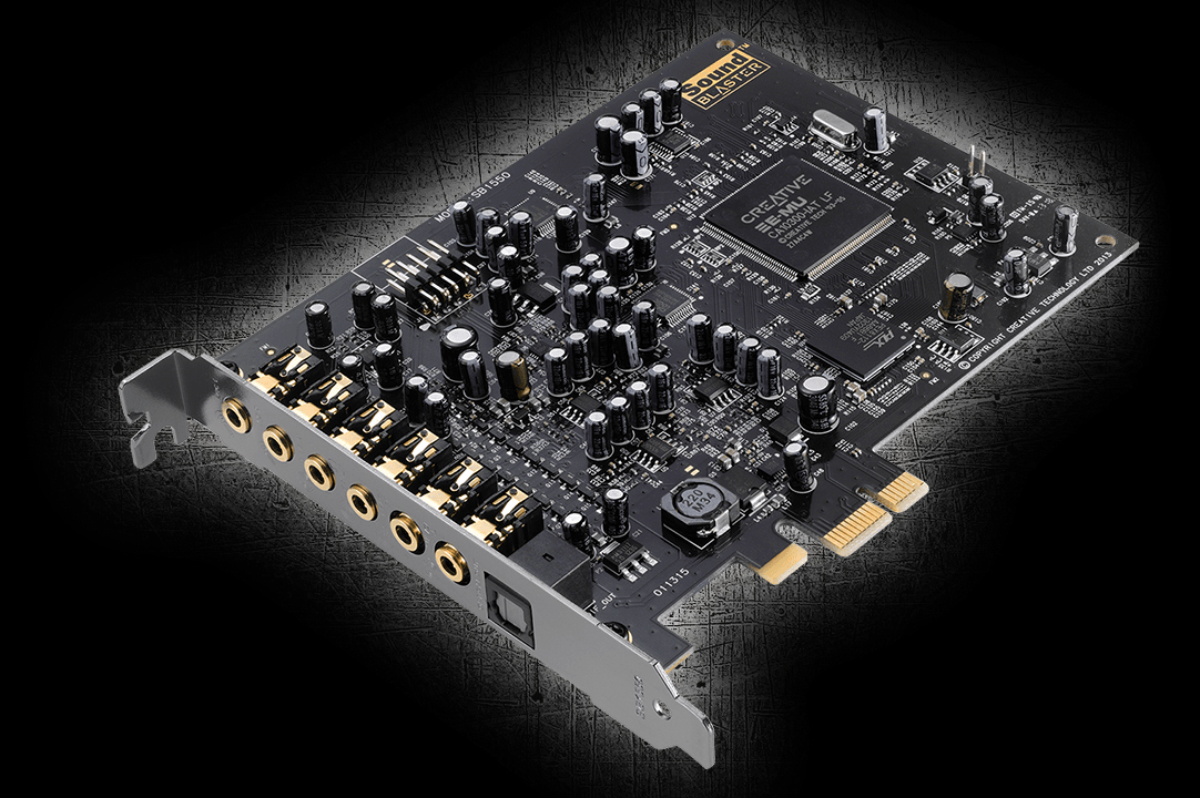 Creative Sound Blaster Audigy RX 7.1 PCIe Sound Card with 600 ohm AMP