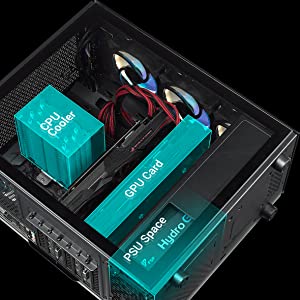FSP CMT340 Tempered Glass & 4 Addressable RGB Fans Gaming Case