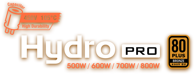 FSP HYDRO PRO HP2-800 800W 80+ Bronze ATX Power Supply Black