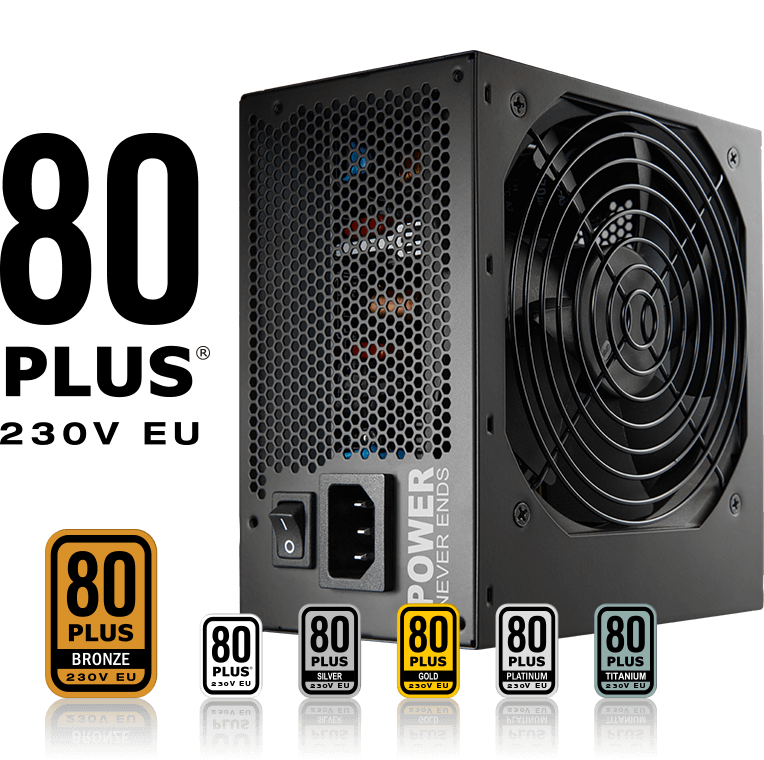 FSP HYDRO PRO HP2-800 800W 80+ Bronze ATX Power Supply Black