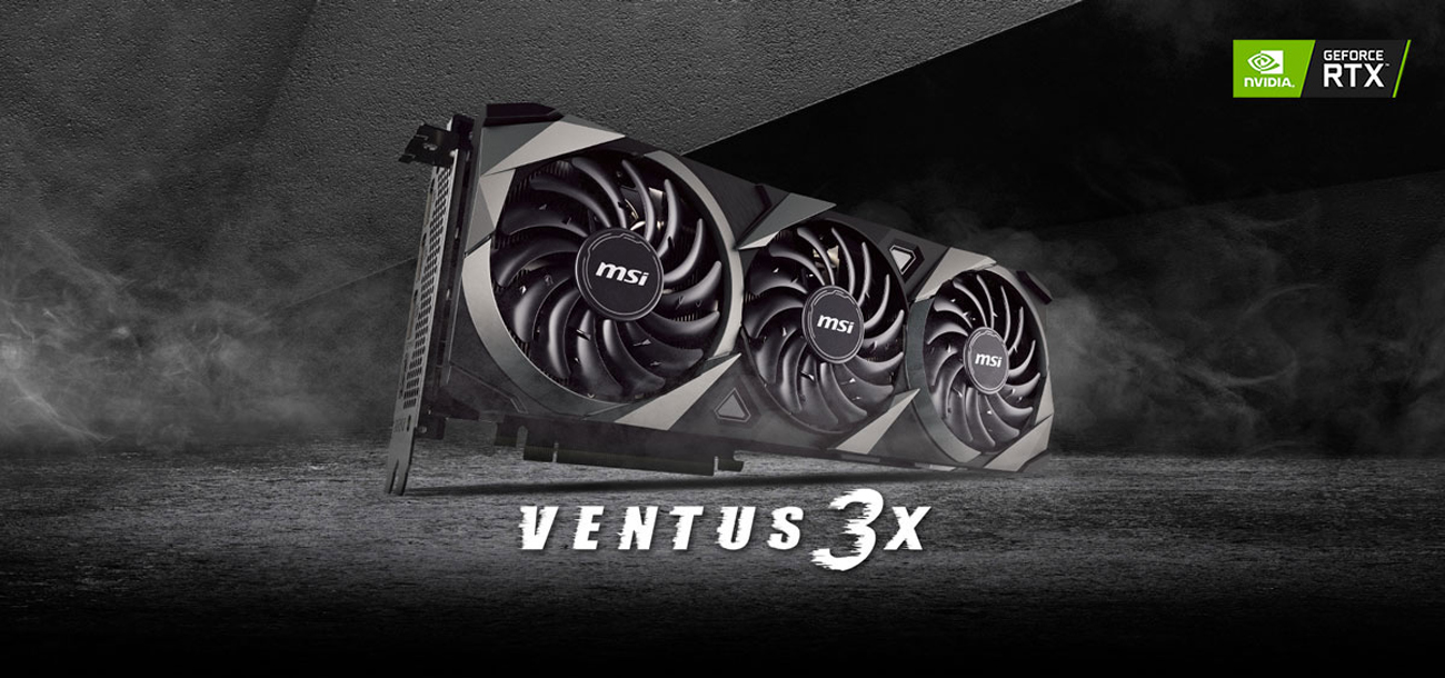 MSI GeForce RTX 3080 Ventus 3X Plus OC 10GB GDDR6X 320-bit