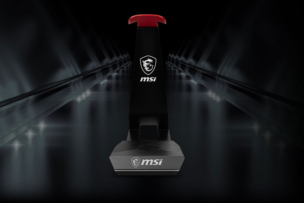 MSI IMMERSE HS01 COMBO Gaming Headset Stand with Wireless Charger