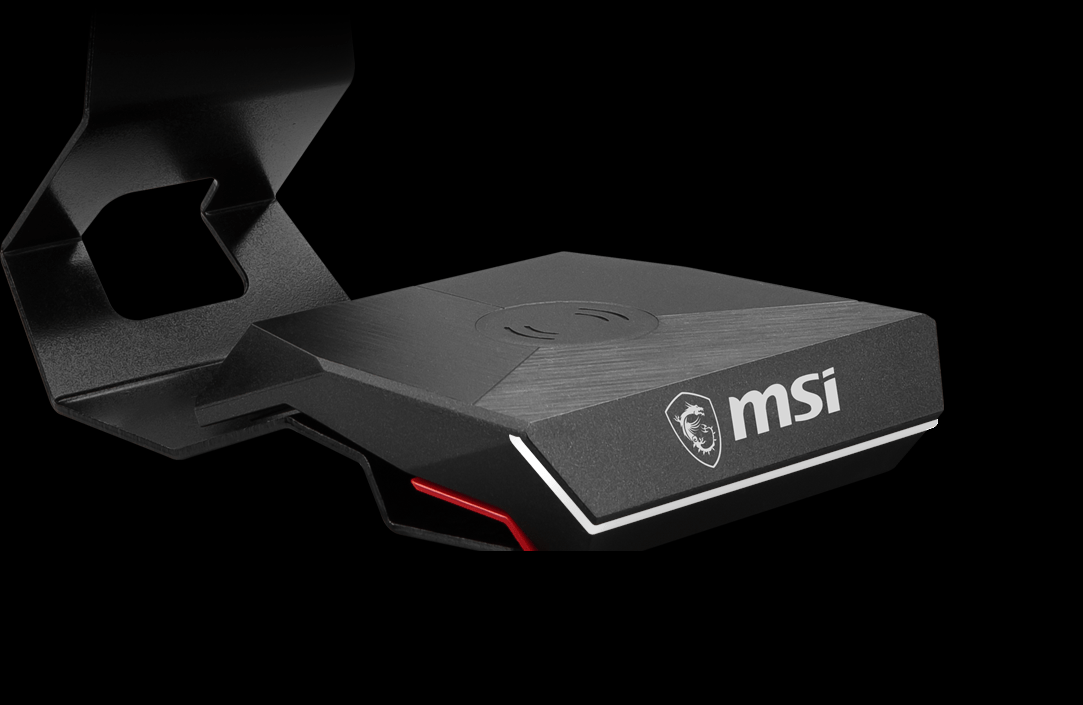 MSI IMMERSE HS01 COMBO Gaming Headset Stand with Wireless Charger