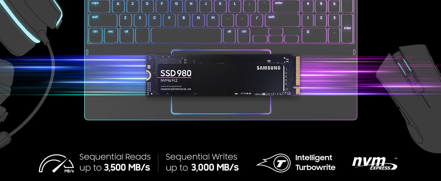 SAMSUNG 1TB 980 PCIe 3.0 x4 M.2 Internal SSD