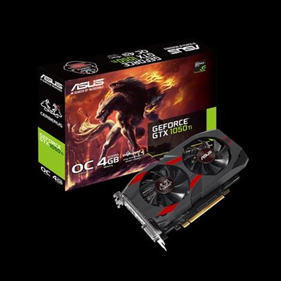Asus NVIDIA Cerberus GTX1050 TI 4GB GDDR5 OC Edition