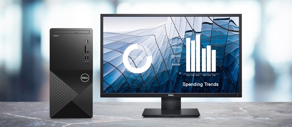 Dell Vostro 3888 Compact Desktop Intel 10Gen Core i7 Wireless & Bluetooth